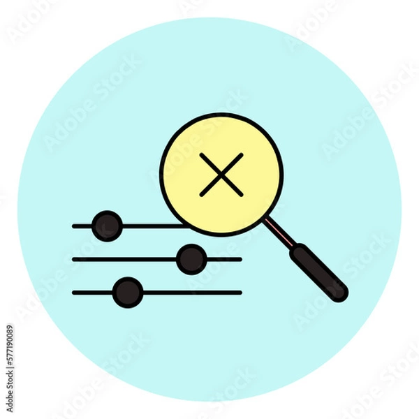 Fototapeta zoom icon