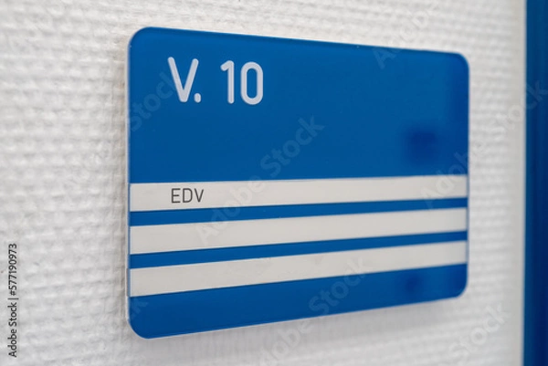 Obraz Türschild "EDV"