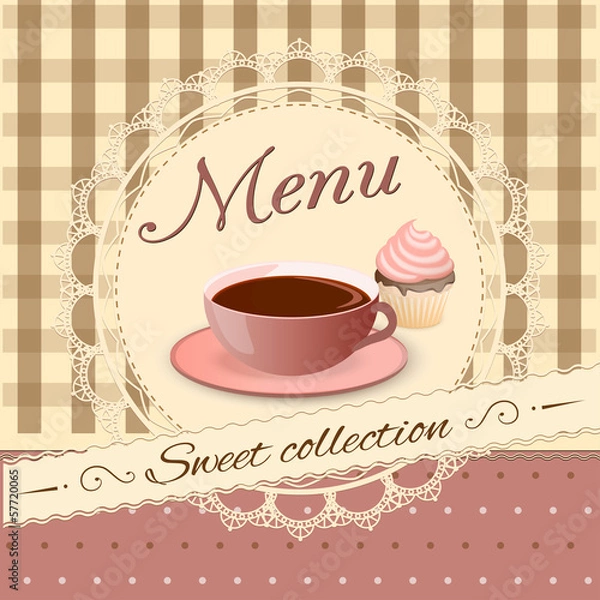 Obraz sweet menu