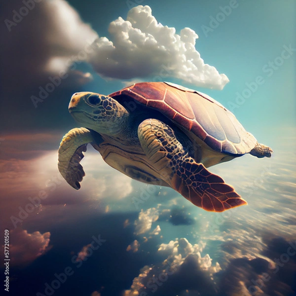 Obraz Flying Turtle
