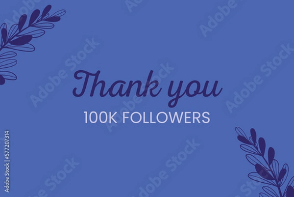 Obraz Thanks lettering vector stock illustration