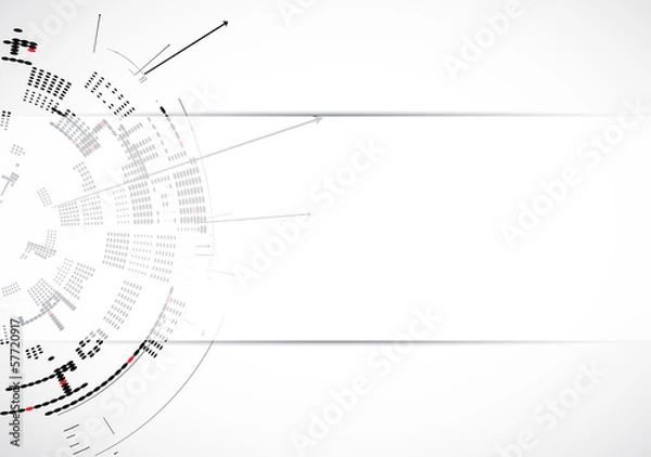 Fototapeta science futuristic internet high computer technology business
