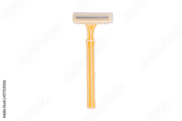 Fototapeta Disposable razors isolated on a white background. 