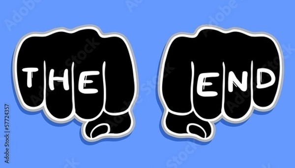 Fototapeta The end punch