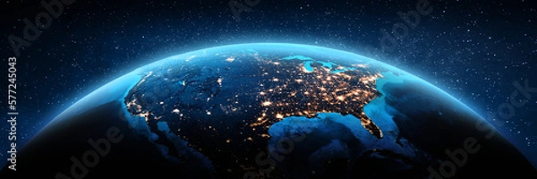 Obraz America, United States from space