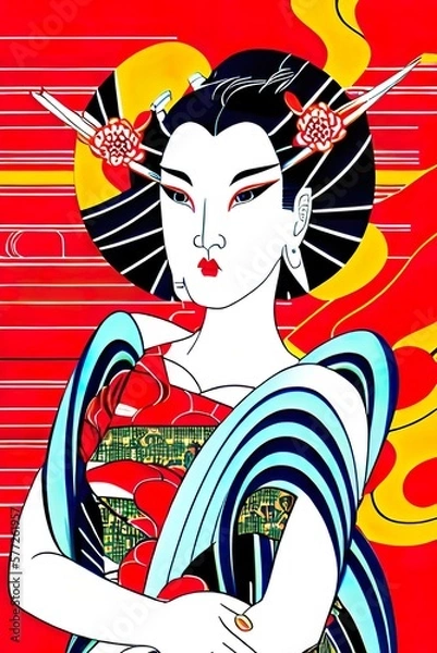 Obraz Modern Asian art