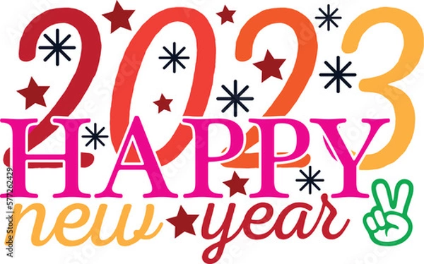 Obraz HAPPY NEW YEAR 2023 