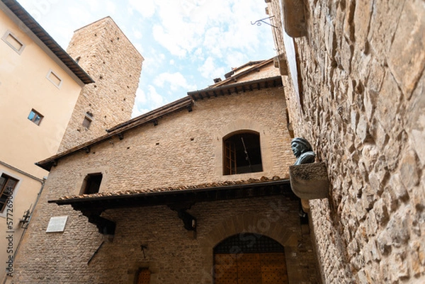 Obraz House Museum of Dante Alighieri in Florence, Italy