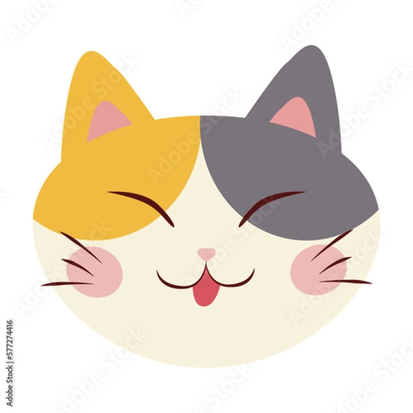 Fototapeta Cute Cat Face 10
