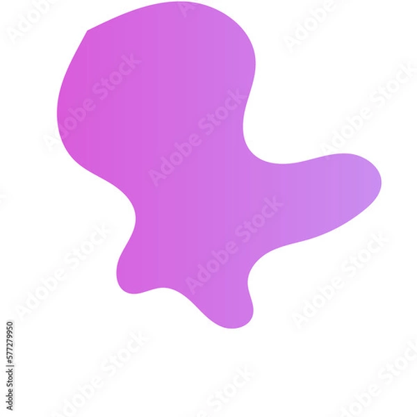 Obraz Futuristic Abstract Shapes Gradient Decor 