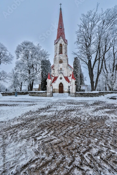 Obraz Juuru Church in Rapla County, Estonia