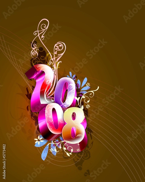 Fototapeta 2008 vectors designs