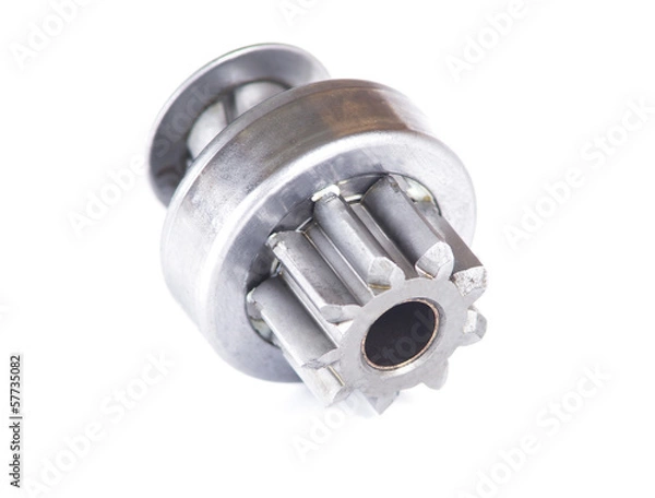 Obraz Car starter gear isolated