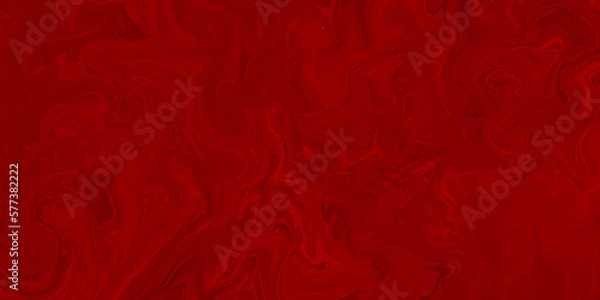 Fototapeta Dark red marble oil ink liquid swirl texture for do ceramic counter dark red abstract light background, red Oil or Petrol liquid flow, liquid metal close-up, wide horizontal banner.