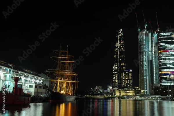 Fototapeta ニューサウスウェールズ州シドニーの夜景