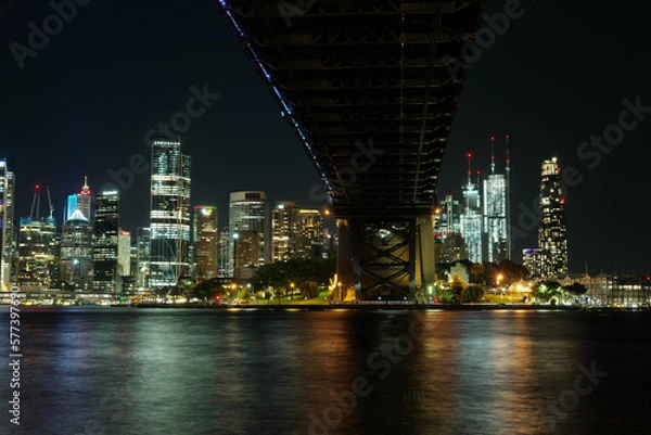 Fototapeta ニューサウスウェールズ州シドニーの夜景