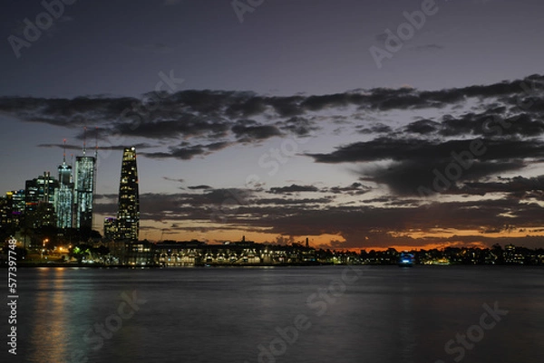 Obraz ニューサウスウェールズ州シドニーの夜景