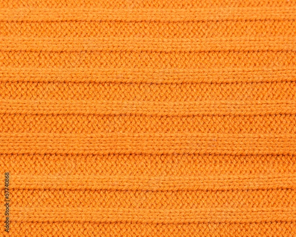Fototapeta knitted fabric with a pattern of orange