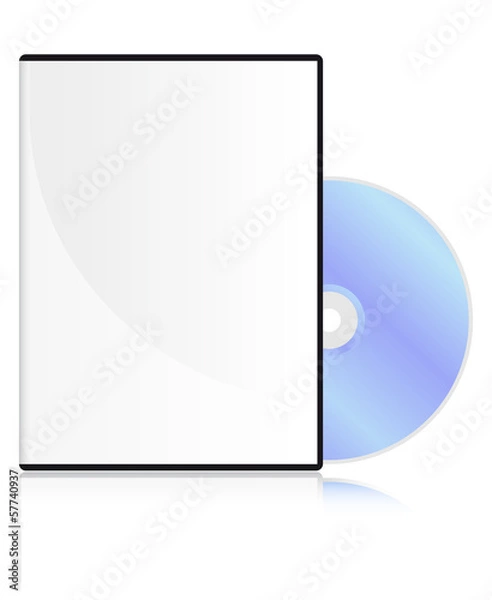 Obraz DVD disk with a blank cover