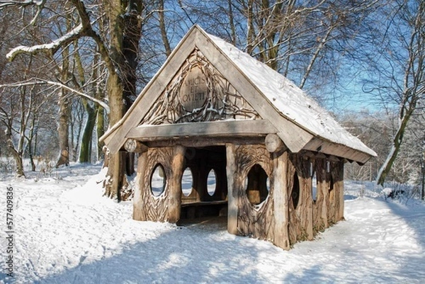 Fototapeta Eierhütte Jenischpark