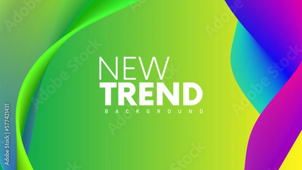 Obraz New Trend Modern Abstract Template Design. Geometrical Minimal Shape Elements. Innovative Layouts and Creative Illustrations. Minimalist Artwork and Geometric Shapes. Creative Cover Advertise Design. 