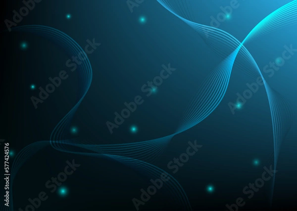 Fototapeta Technology futuristic abstract background.techno,digital network illustration 