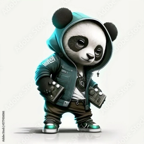 Fototapeta Mascot Character Panda