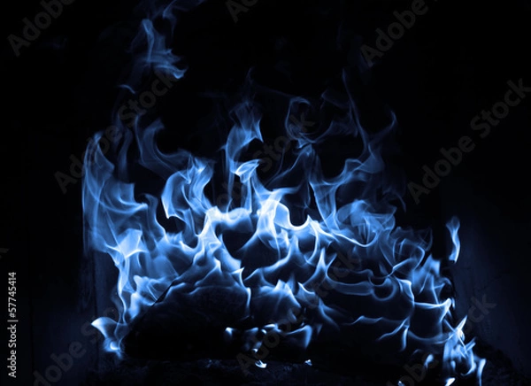 Obraz Blue flame