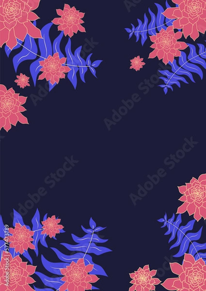 Obraz Purple Spring Flowers Frame