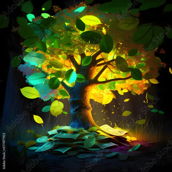 Fototapeta Money tree