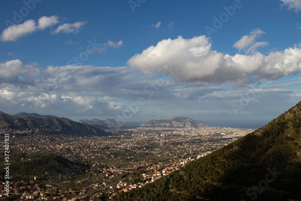 Fototapeta I monti di Palermo