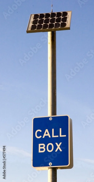 Fototapeta call box