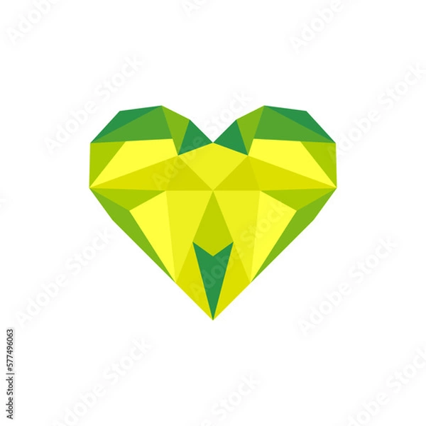 Obraz Heart icon. Love. Vector illustration.