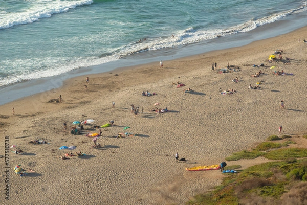 Obraz Playa de Maitencillo en verano