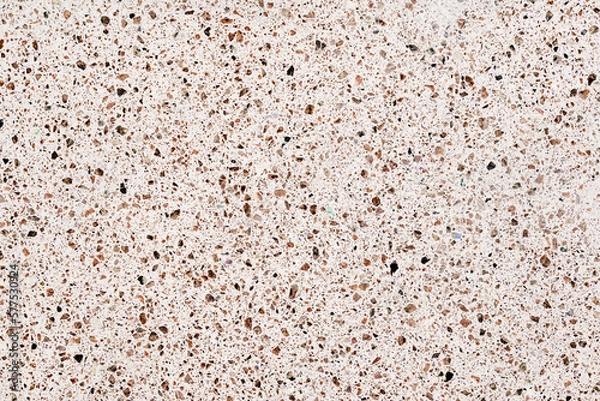 Fototapeta Clean texture of small stones of different colors in a concrete wall. 4k photorealistic texture	
