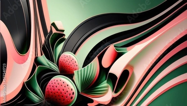 Fototapeta Abstract Background. Colorful background. Generative AI