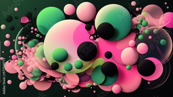 Fototapeta Abstract Background. Colorful background. Generative AI