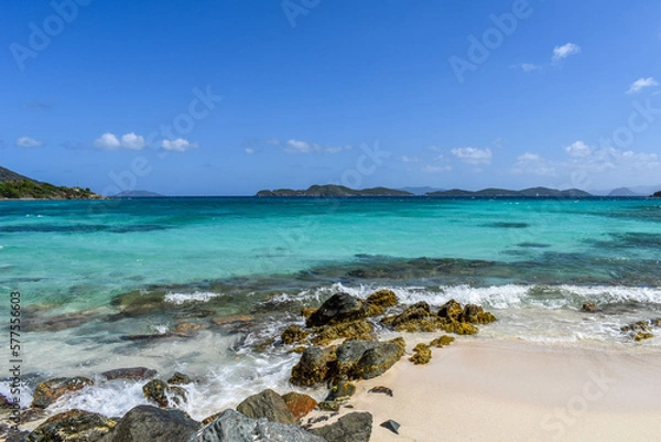 Obraz beach with sky