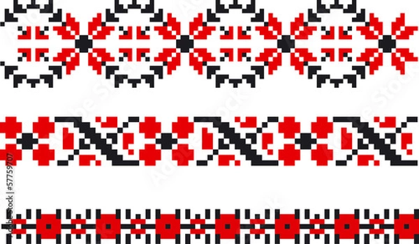 Fototapeta Moldovan traditional pattern