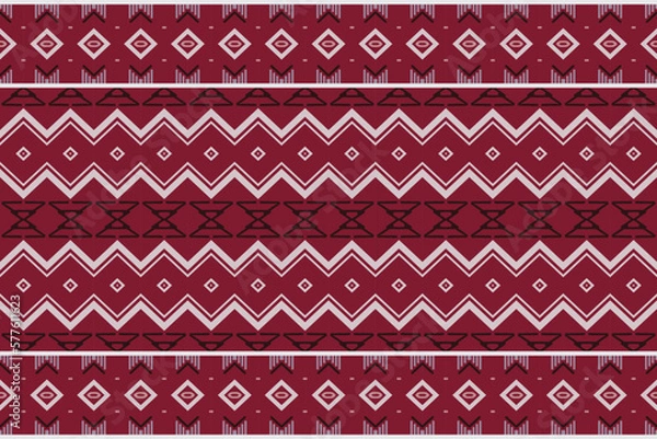 Fototapeta Background tribal pattern design. It is a pattern geometric shapes. Create beautiful fabric patterns. Design for print. Using in the fashion industry.