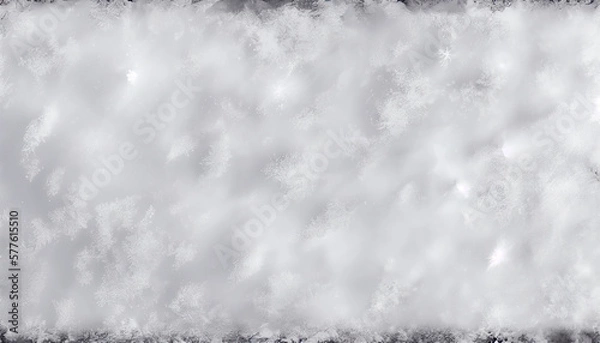 Fototapeta Background with overlapping snowflakes, light background, snowflakes