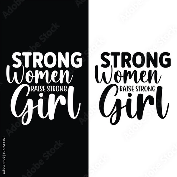 Obraz happy womens day t-shirt design vector template