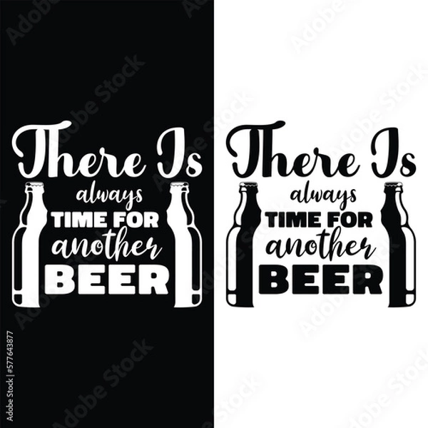 Obraz t-shirt design Free vector samples with illustration of beer design
