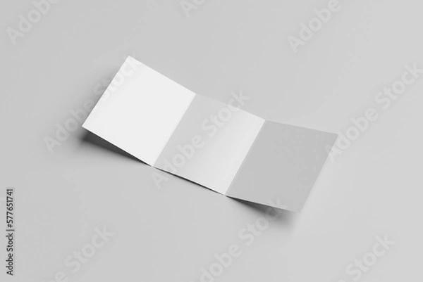 Fototapeta A5 Triflod mockup