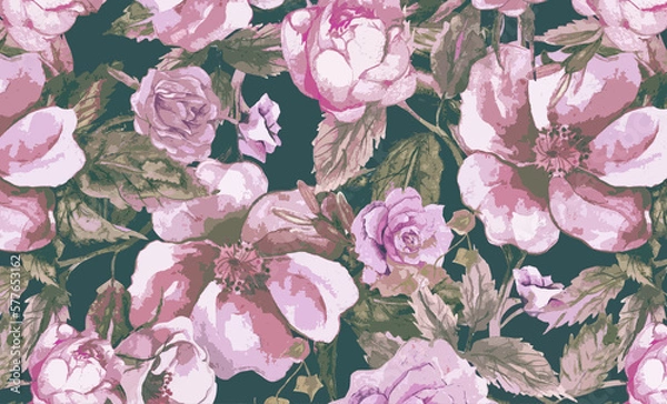 Fototapeta Digital And Textile Design Pattern