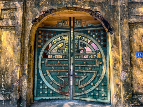 Obraz metal vintage gates 