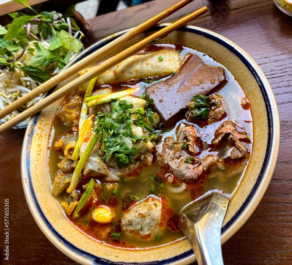 Obraz pho stew with meat