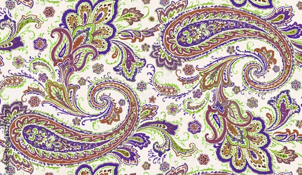 Fototapeta Digital And Textile Design Pattern