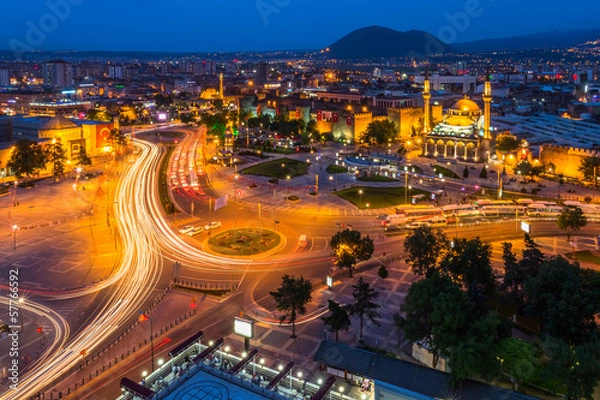 Obraz The twilight time of Kayseri at Turkey