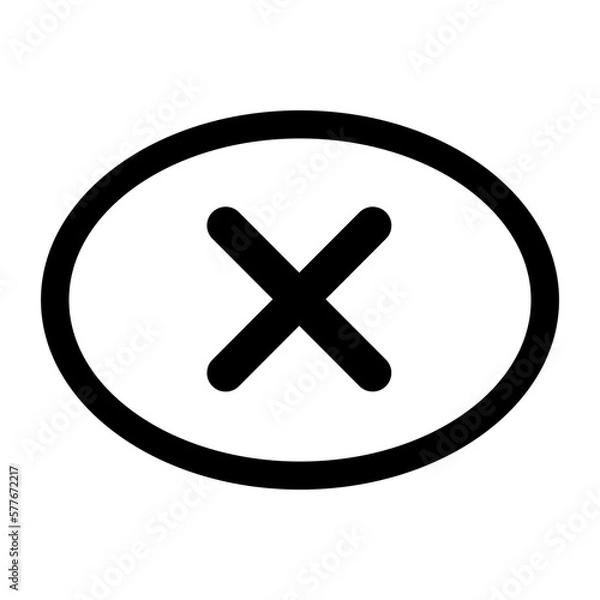 Fototapeta cross icon